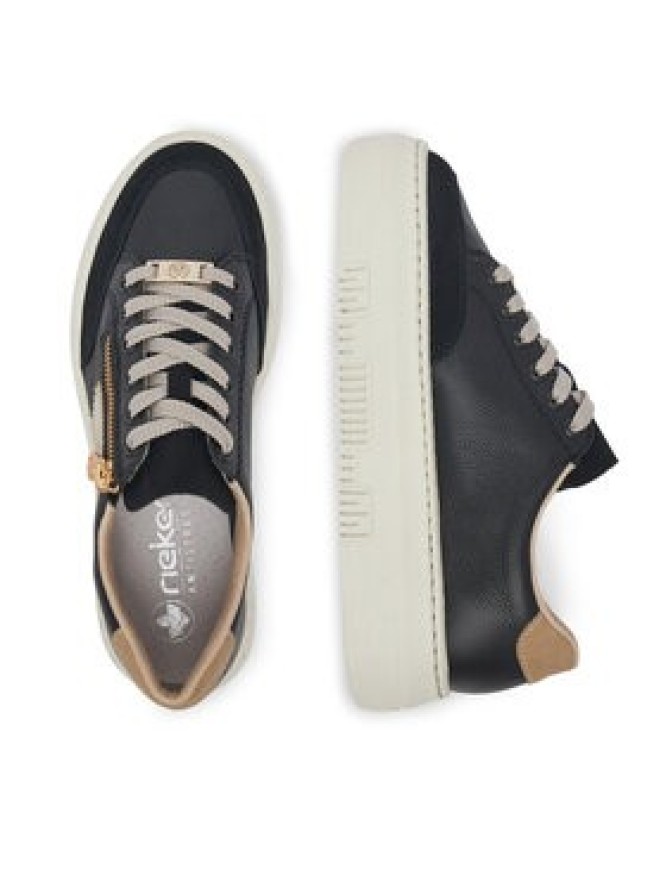 Rieker Sneakersy M1912-00 Czarny