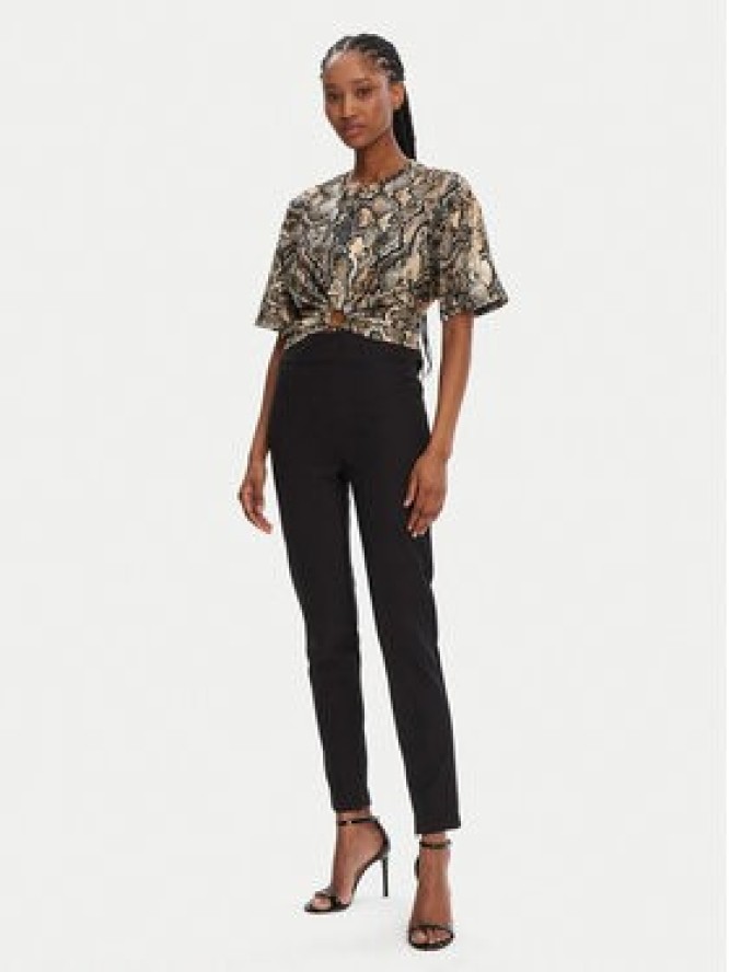 Just Cavalli T-Shirt 78PAHE01 Brązowy Regular Fit