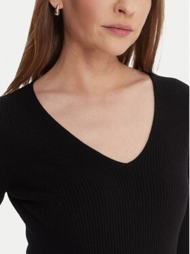 Kontatto Sweter 3M0818C Czarny Slim Fit