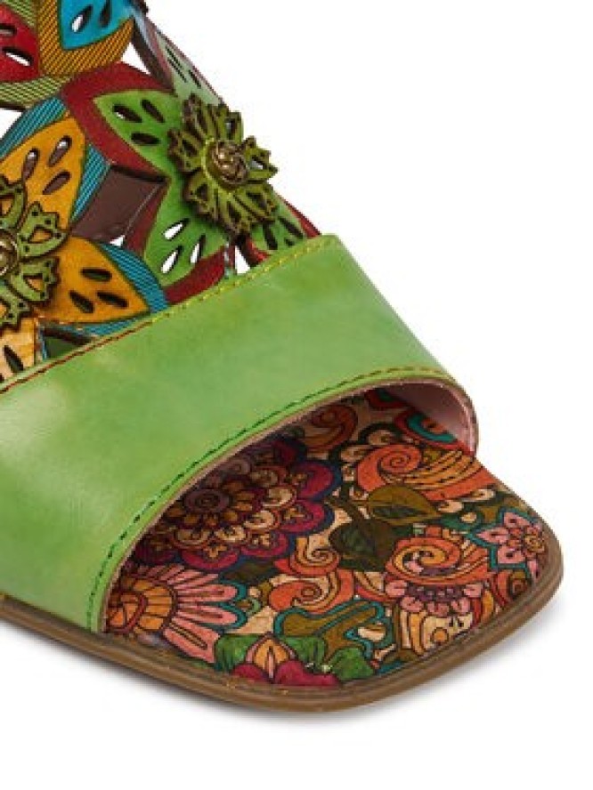 Laura Vita Klapki Jacqueso 09 Zielony