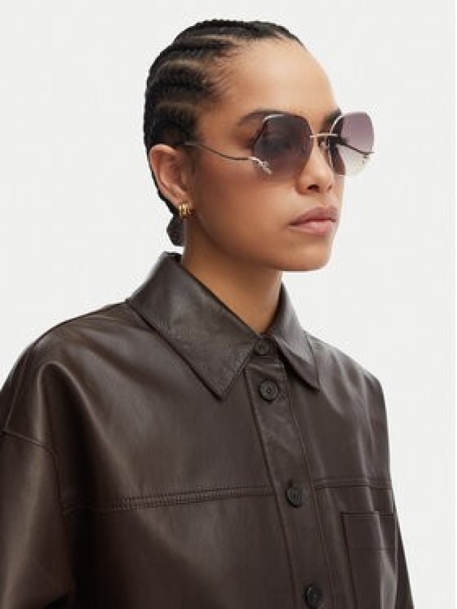 Guess Okulary przeciwsłoneczne GU00268 Złoty