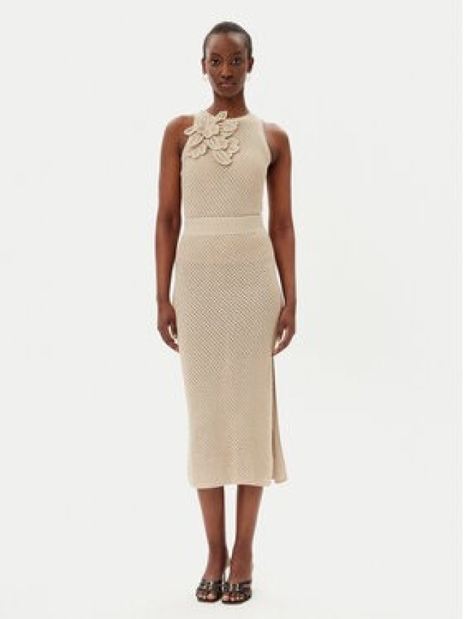 Marella Top Arak1 2513361112 Beżowy Slim Fit