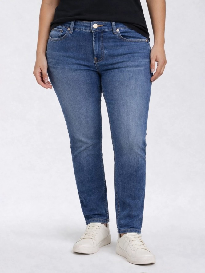 Jeansy damskie granatowe Maggie 546