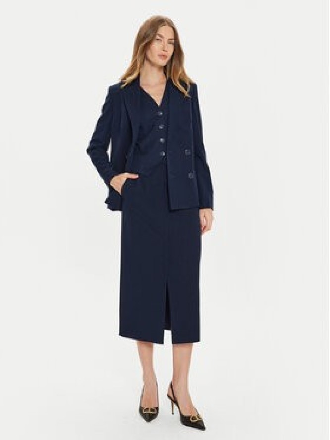 TWINSET Spódnica ołówkowa 242TP2153 Granatowy Regular Fit