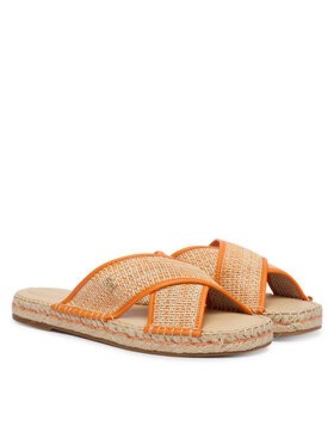 Tommy Hilfiger Espadryle Monogram Espadrille FW0FW09139 Pomarańczowy