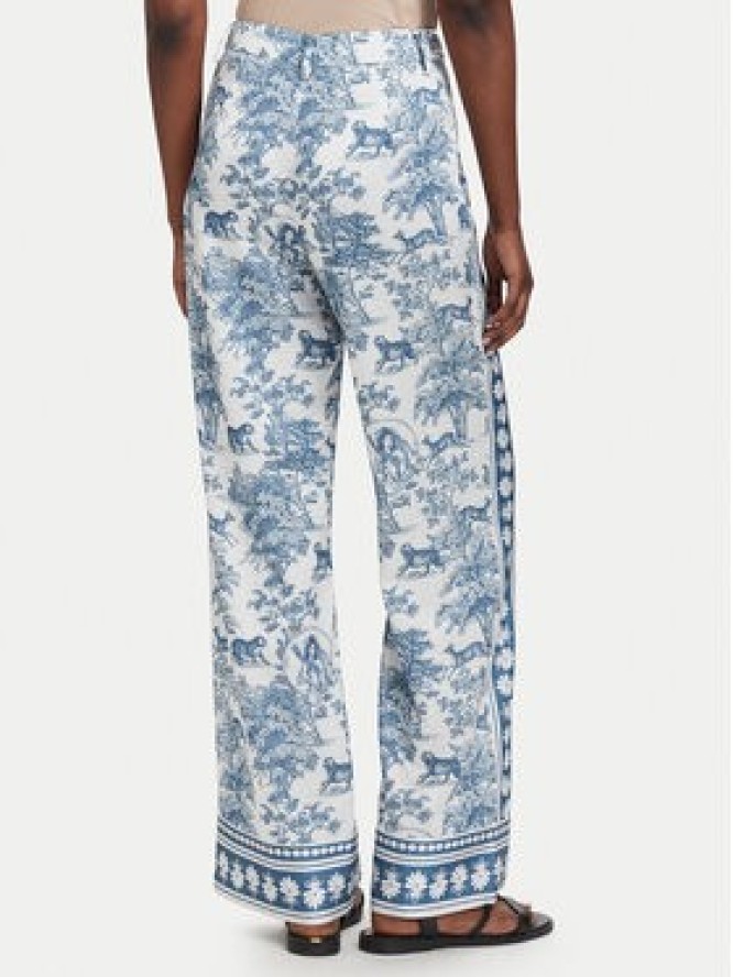 Fracomina Spodnie palazzo FS26SV3015W459K5 Niebieski jasny Flare Fit