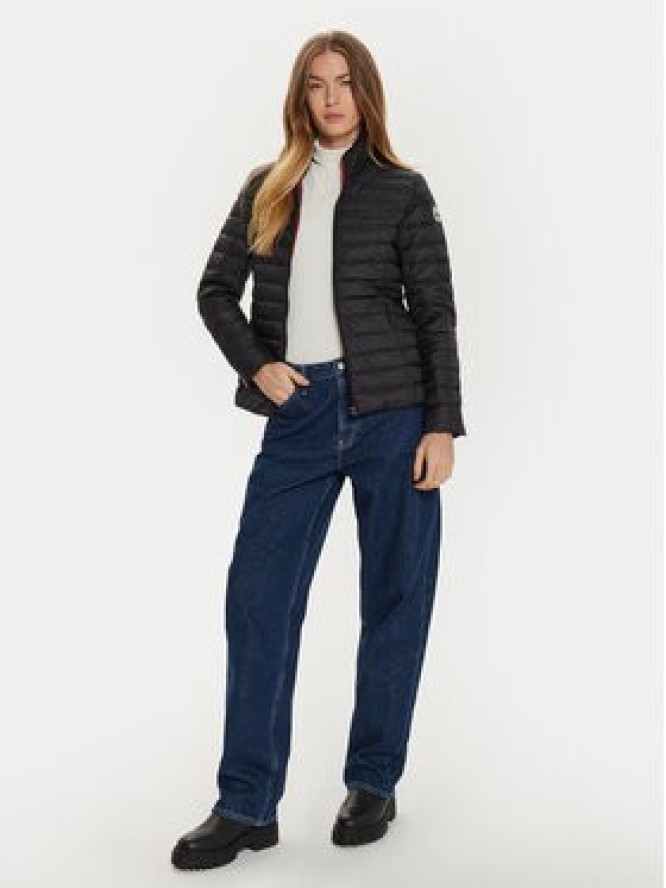 Jott Kurtka puchowa Cha P000WDOW02 Czarny Slim Fit