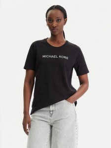 MICHAEL Michael Kors T-Shirt MR651QP97J Czarny Regular Fit