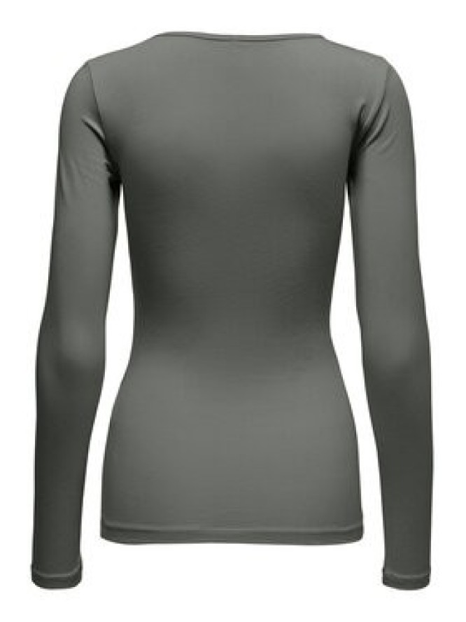 ONLY Bluzka Live Love 15204712 Szary Stretch Fit