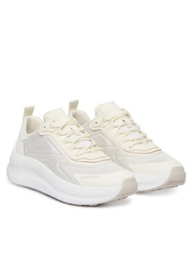 Calvin Klein Sneakersy Chunky Runner Laceup Hf Blst Ny HW0HW03111 Biały