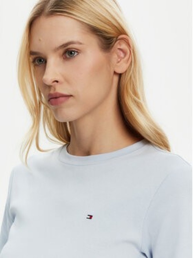 Tommy Hilfiger T-Shirt New Cody WW0WW40587 Błękitny Slim Fit