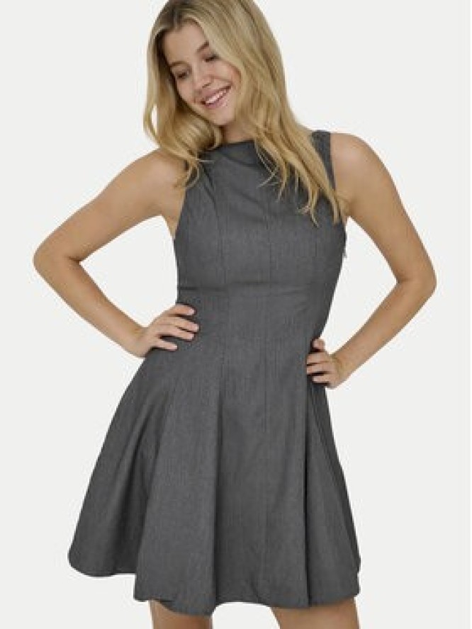 ONLY Sukienka codzienna Lunita 15370914 Szary ciemny Regular Fit