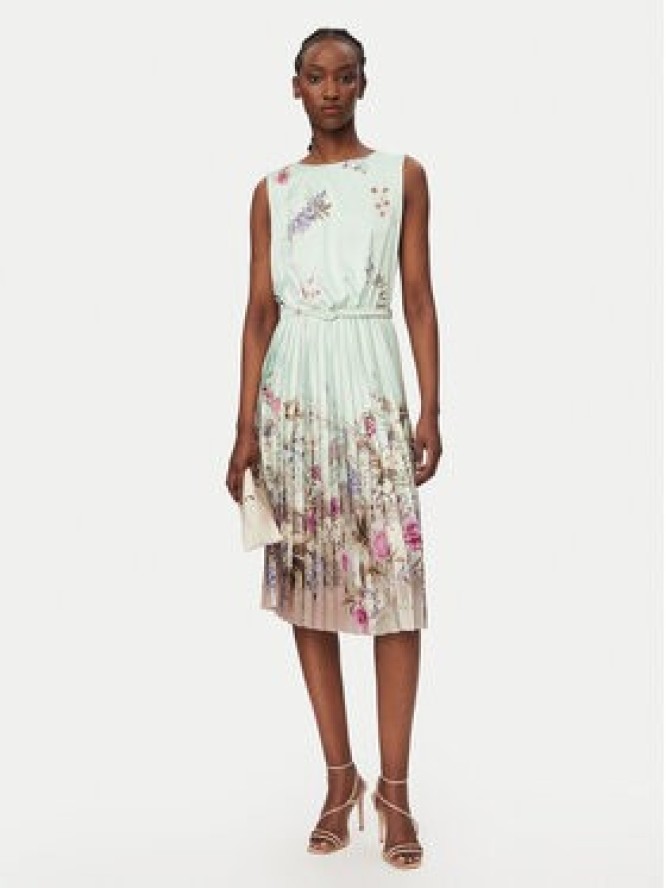 Rinascimento Sukienka koktajlowa CFC0128212003 Zielony Regular Fit