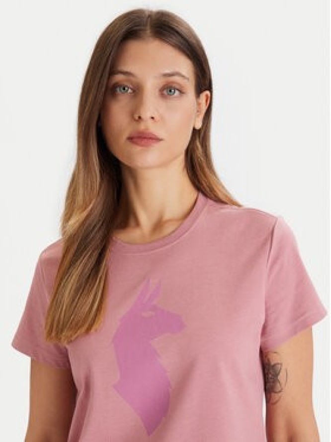 Cotopaxi T-Shirt Llama F25474W1529 Różowy Regular Fit