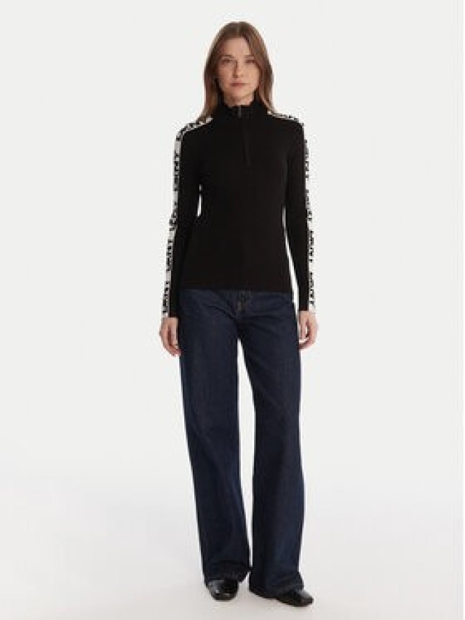 DKNY Sweter P5MSAY01 Czarny Slim Fit