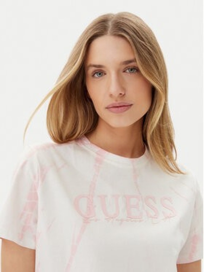 Guess T-Shirt V5GI19 I3Z14 Różowy Regular Fit
