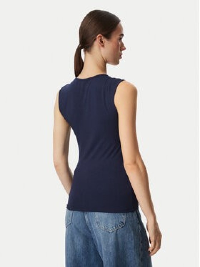 Guess Top W6YP17 K3881 Granatowy Regular Fit