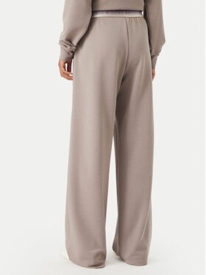 EA7 Emporio Armani Spodnie dresowe 7W001517 AF12501 U6100 Beżowy ciemny Wide Leg