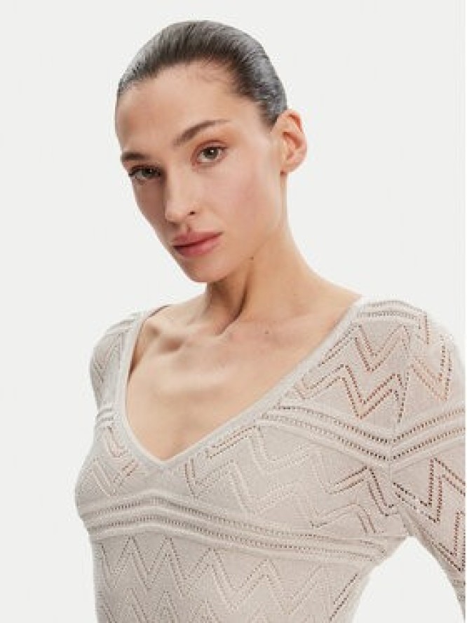 Guess Sukienka dzianinowa W5GK48 Z3E22 Szary Slim Fit