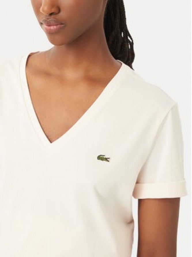 Lacoste T-Shirt TF7300 Różowy jasny Regular Fit