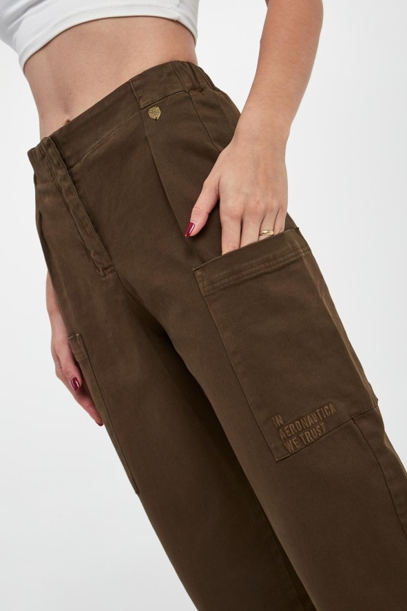 Spodnie damskie cargo AERONAUTICA MILITARE