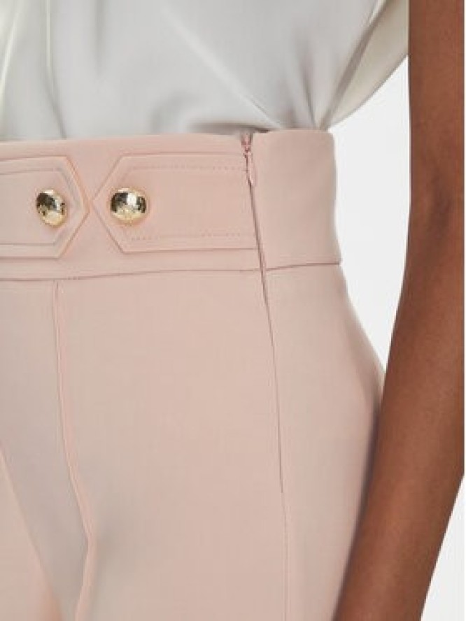 Rinascimento Spodnie materiałowe CFC0122883003 Różowy Regular Fit