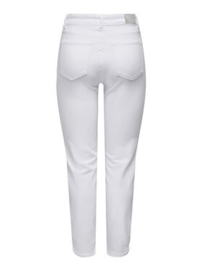 ONLY Jeansy Emily 15292435 Biały Straight Fit