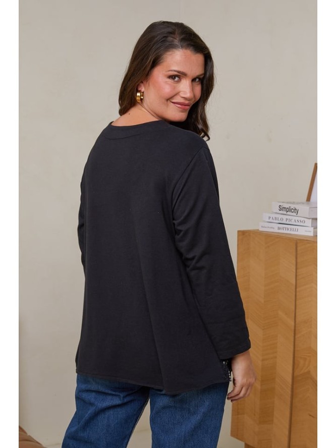 Curvy Lady Tunika w kolorze granatowym rozmiar: 48/50