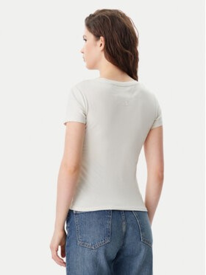 Tommy Jeans T-Shirt DW0DW20458 Beżowy Slim Fit