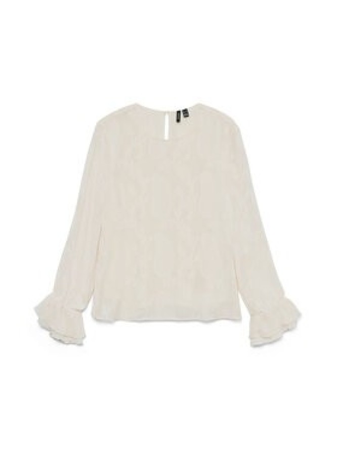 Vero Moda Bluzka Mishi 10335512 Beżowy Regular Fit