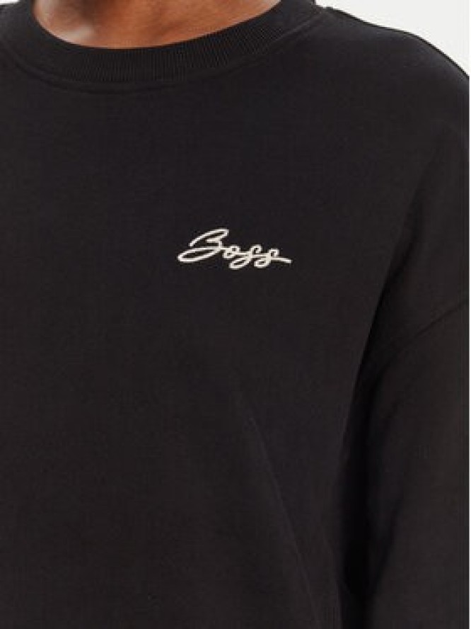 BOSS Bluza 50540266 Czarny Regular Fit