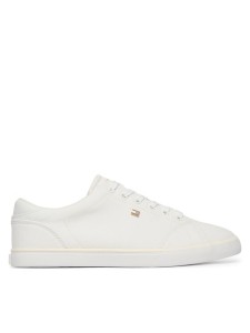 Tommy Hilfiger Tenisówki Th Low Profile Vulc Canvas FW0FW09102 Biały
