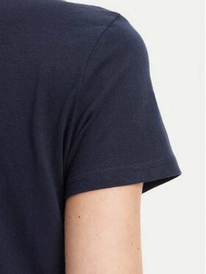 Mustang T-Shirt Alma 1016156 Granatowy Regular Fit