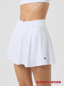 bjorn_borg ACE JERSEY SKIRT poliester z recyklingu BRILLIANT WHITE
