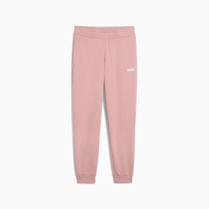 Spodnie dresowe damskie Puma ESS LOGO FL CL różowe 68833323 r XS