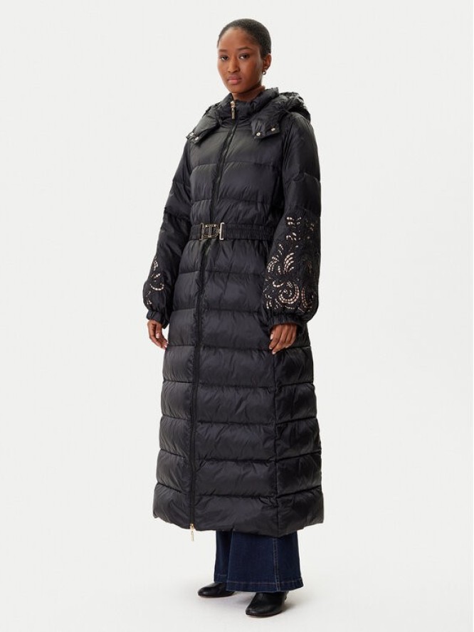 TWINSET Kurtka puchowa 252TP2430 Czarny Regular Fit