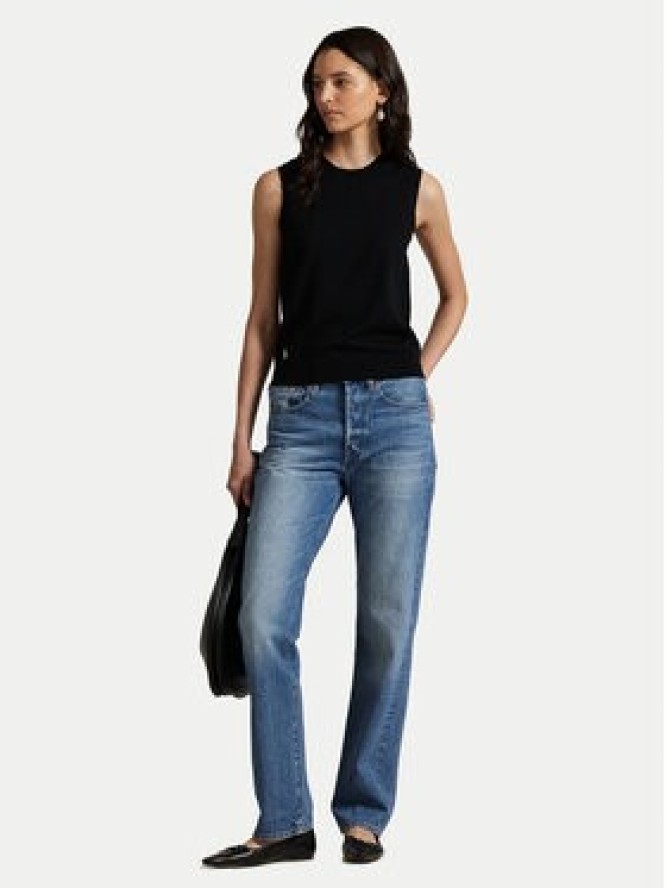 Polo Ralph Lauren Sweter 211972111001 Czarny Straight Fit