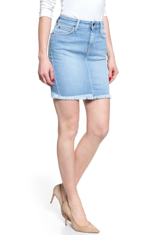 SPÓDNICA JEANSOWA LEE MID SKIRT FLIGHT L38JROKR 112108239