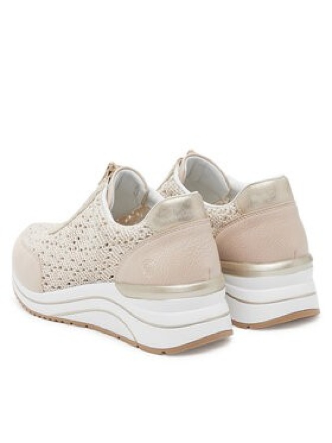 Remonte Półbuty D0T15-60 Beżowy