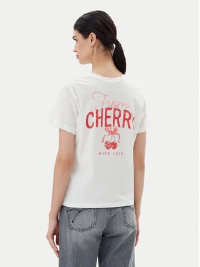 JDY T-Shirt Daisy 15348400 Biały Regular Fit