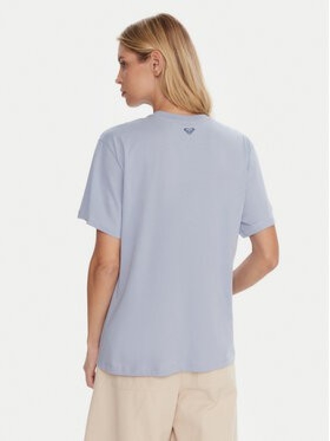 Roxy T-Shirt Hangloose The Sky ERJZT06020 Niebieski Regular Fit