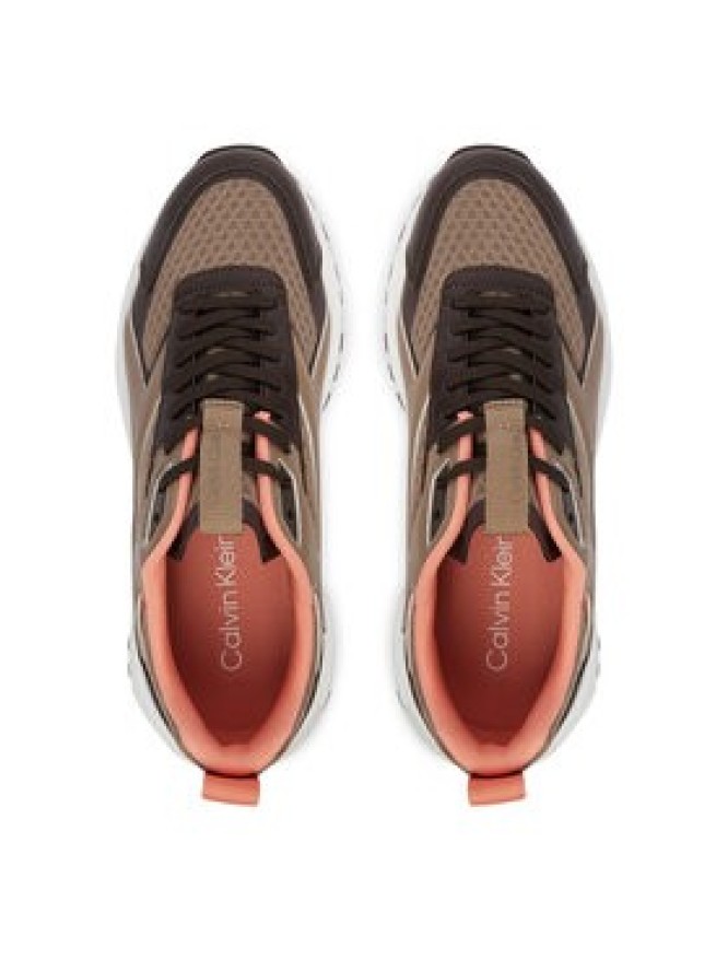 Calvin Klein Sneakersy Hike Run Ckstripe Mesh HW0HW03002 Różowy
