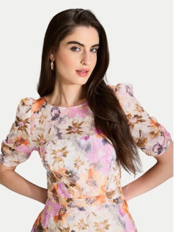 Swing Sukienka koktajlowa 5AJ02300 Kolorowy Regular Fit