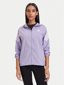 adidas Kurtka do biegania Adi365 Iconic KY2652 Fioletowy Regular Fit
