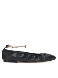 TWINSET Baleriny 251TCP150 Czarny