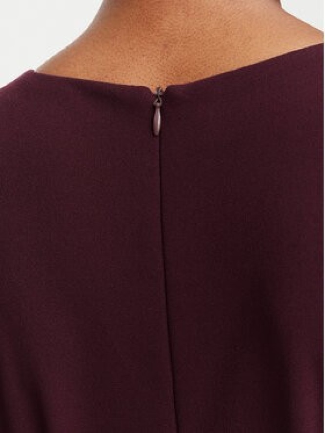 Rinascimento Sukienka koktajlowa CFC0131140003 Bordowy Regular Fit