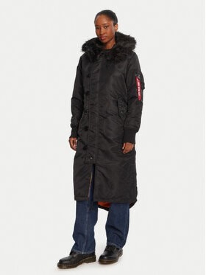 Alpha Industries Parka 198013 Czarny Regular Fit