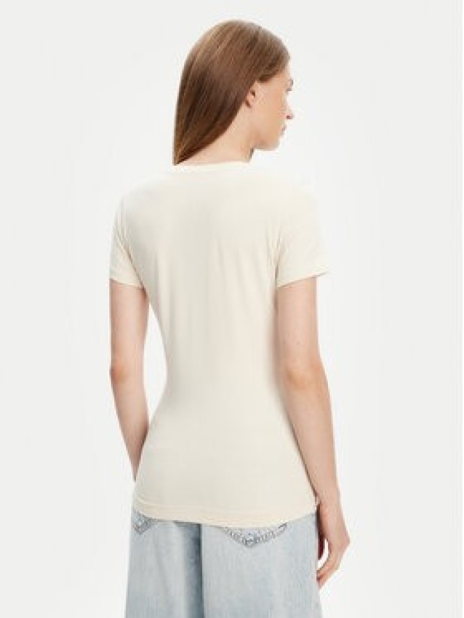 Guess T-Shirt W5YI08 J1314 Écru Regular Fit