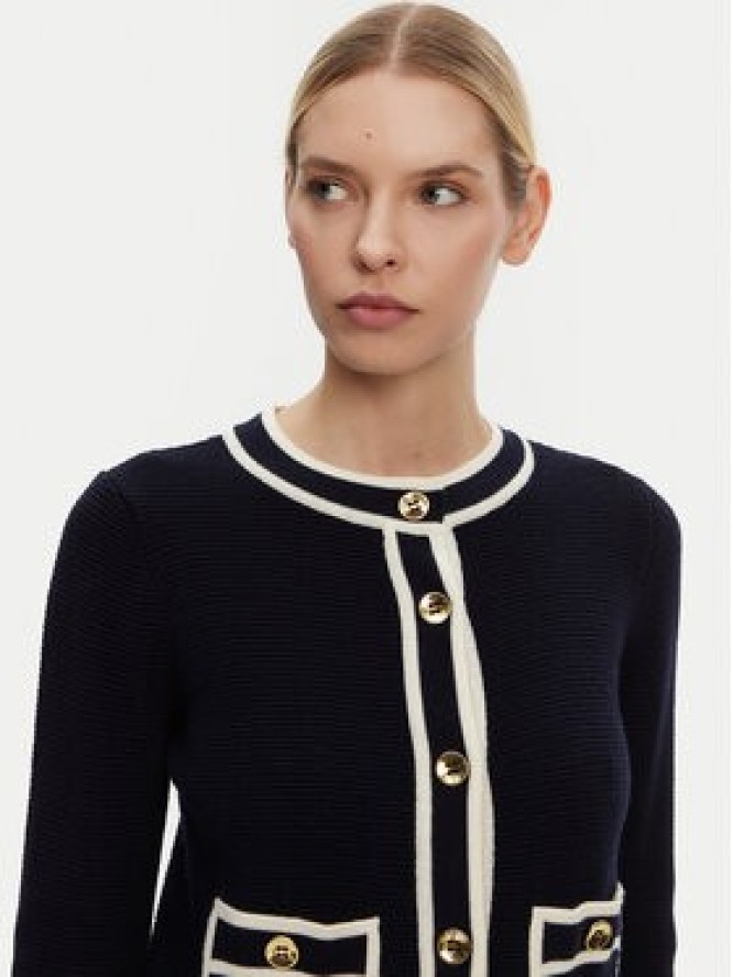 Luisa Spagnoli Kardigan Macori 58615 Czarny Slim Fit