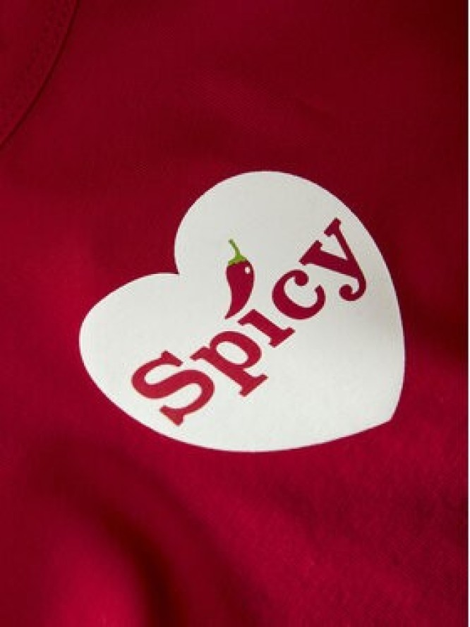 JJXX T-Shirt Gigi 12277657 Czerwony Stretch Fit